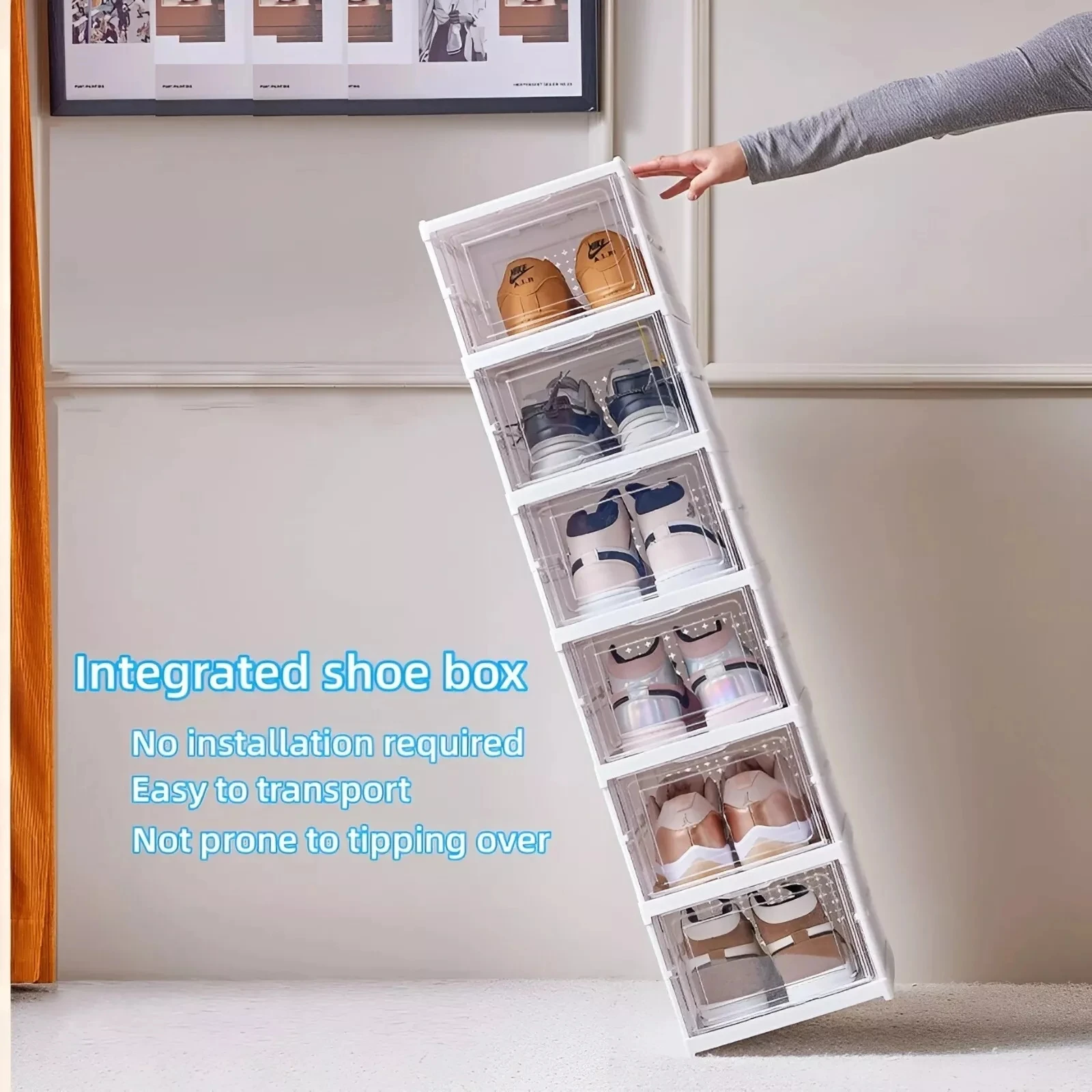 3/6 Layers Foldable Shoes Stor - огляд і ціна Sneaker Case