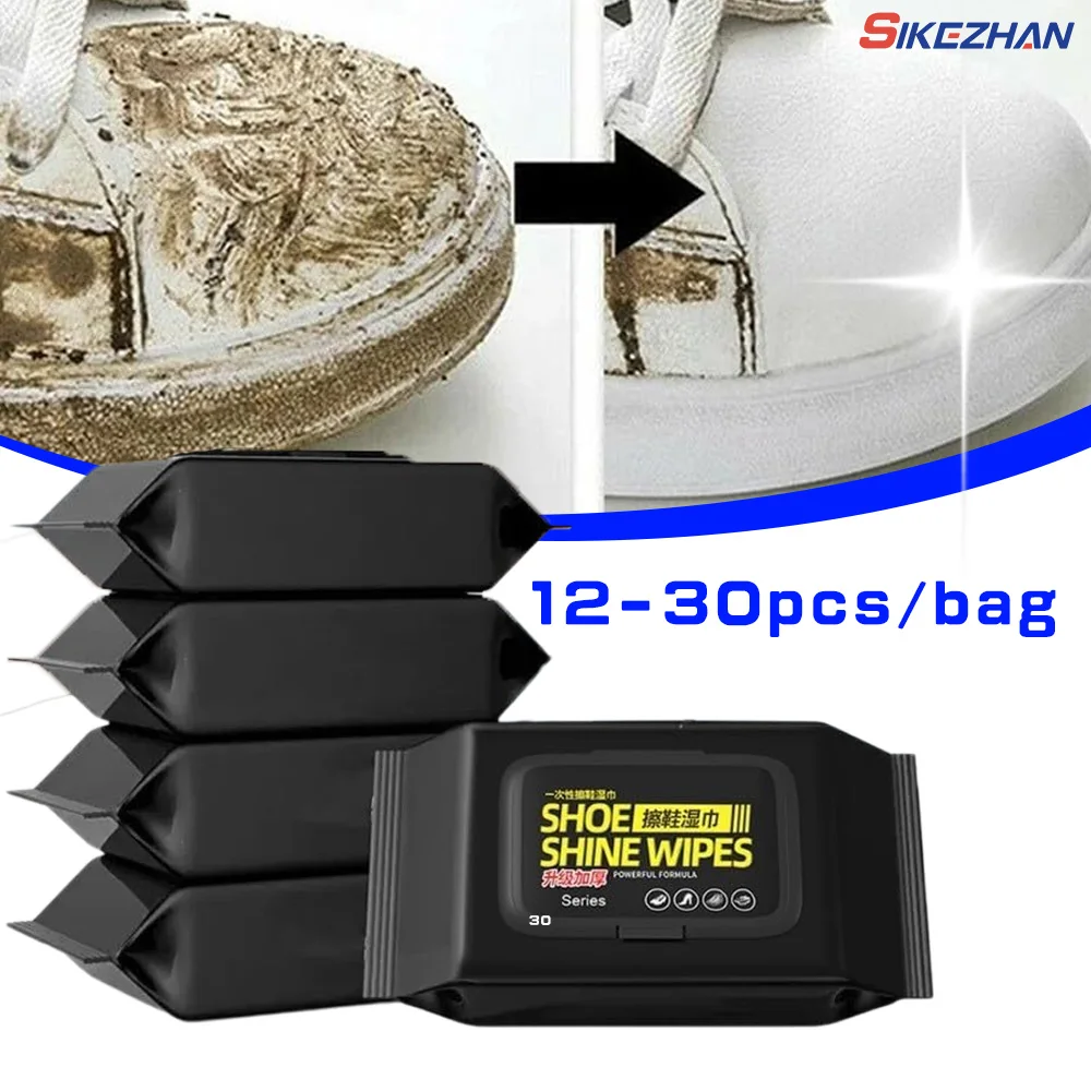 12Pcs/30Pcs/Bag Disposable Sho - огляд і ціна Sneaker Care Wipes