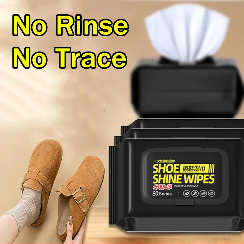 Portable No-Rinse Shoe Cleanin - огляд і ціна Sneaker Care Wipes